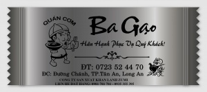 in khăn lạnh quận 9